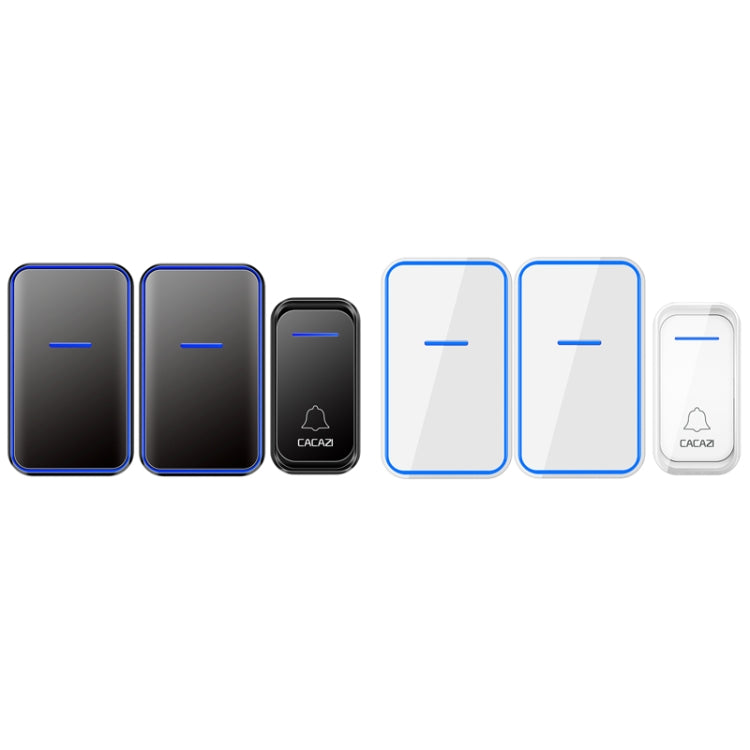 CACAZI A68-2 One to Two Wireless Remote Control Electronic Doorbell Home Smart Digital Wireless Doorbell CACAZI A68-2 One to Two Wireless Remote Control Electronic Doorbell Home Smart Digital Wireless Doorbell